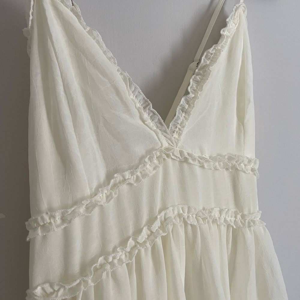 Dainty White Summer Dress
